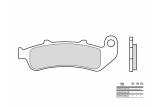 Plaquettes de frein BREMBO route métal fritté - 07HO39SA