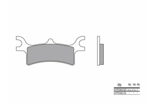 Plaquettes de frein BREMBO Off-Road métal fritté - 07PO06SD