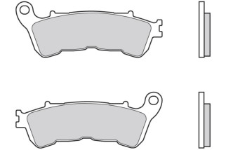 Plaquettes de frein BREMBO route métal fritté - 07HO57LA