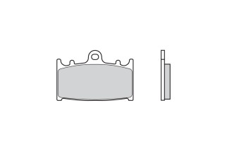 Plaquettes de frein BREMBO route/sport métal fritté - 07KA13SR