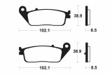 Plaquettes de frein TECNIUM Maxi Scooter métal fritté - MSS383