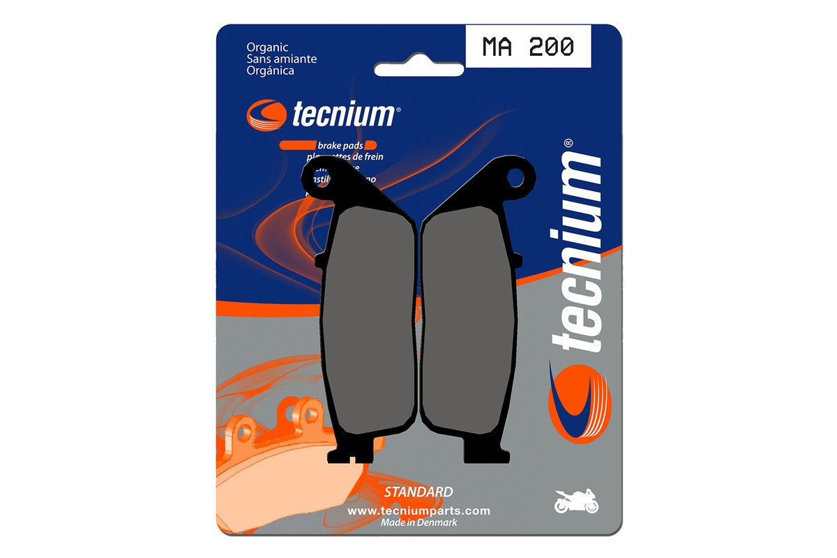 Plaquettes de frein TECNIUM route organique - MA200