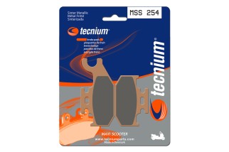 Plaquettes de frein TECNIUM Maxi Scooter métal fritté - MSS254