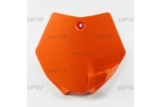 Plaque numéro frontale UFO orange KTM SX65