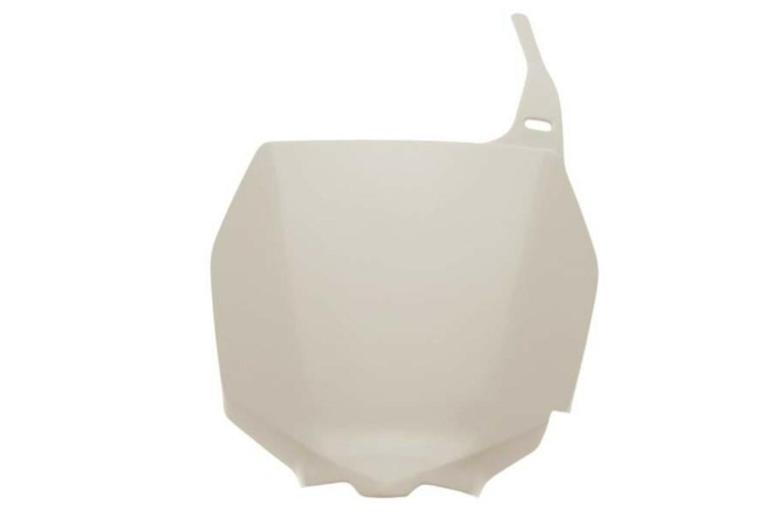 Plaque numéro frontale UFO blanc Suzuki