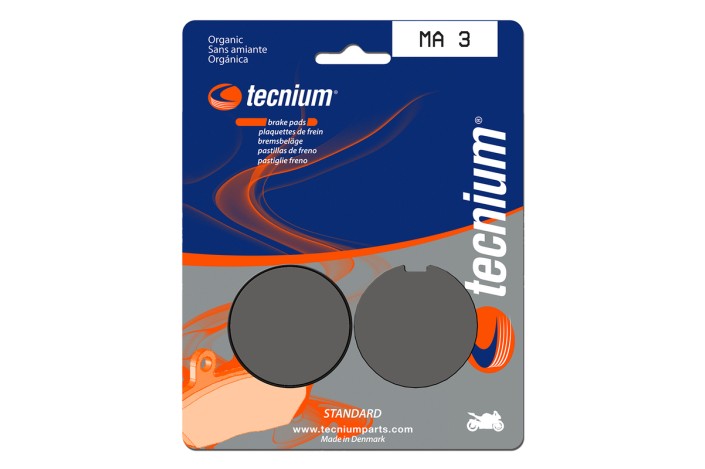 Plaquettes de frein TECNIUM route organique - MA3