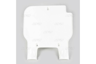 Plaque numéro frontale UFO blanc Kawasaki