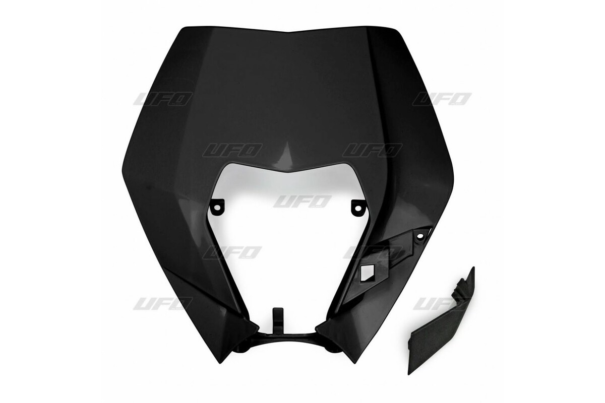 Plaque numéro frontale UFO KTM noir