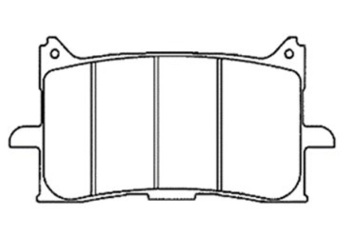 Plaquettes de frein NISSIN route /Off-Road métal fritté - 2P-371ST