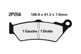 Plaquettes de frein NISSIN route semi-métallique - 2P-256NS