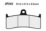 Plaquettes de frein NISSIN route /Off-Road métal fritté - 2P-243ST