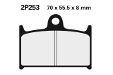 Plaquettes de frein NISSIN route /Off-Road métal fritté - 2P-253ST