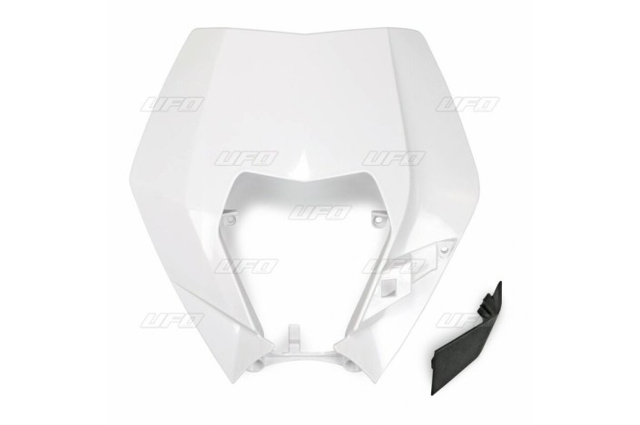 Plaque numéro frontale UFO KTM blanc