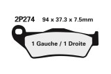 Plaquettes de frein NISSIN Off-Road semi-métallique - 2P-274GS