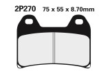 Plaquettes de frein NISSIN route /Off-Road métal fritté - 2P-270ST