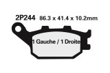 Plaquettes de frein NISSIN route /Off-Road métal fritté - 2P-244ST