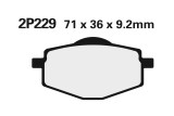 Plaquettes de frein NISSIN route semi-métallique - 2P-229NS