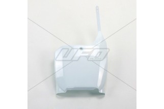 Plaque numéro frontale UFO blanc Honda