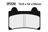 Plaquettes de frein NISSIN route semi-métallique - 2P-228NS