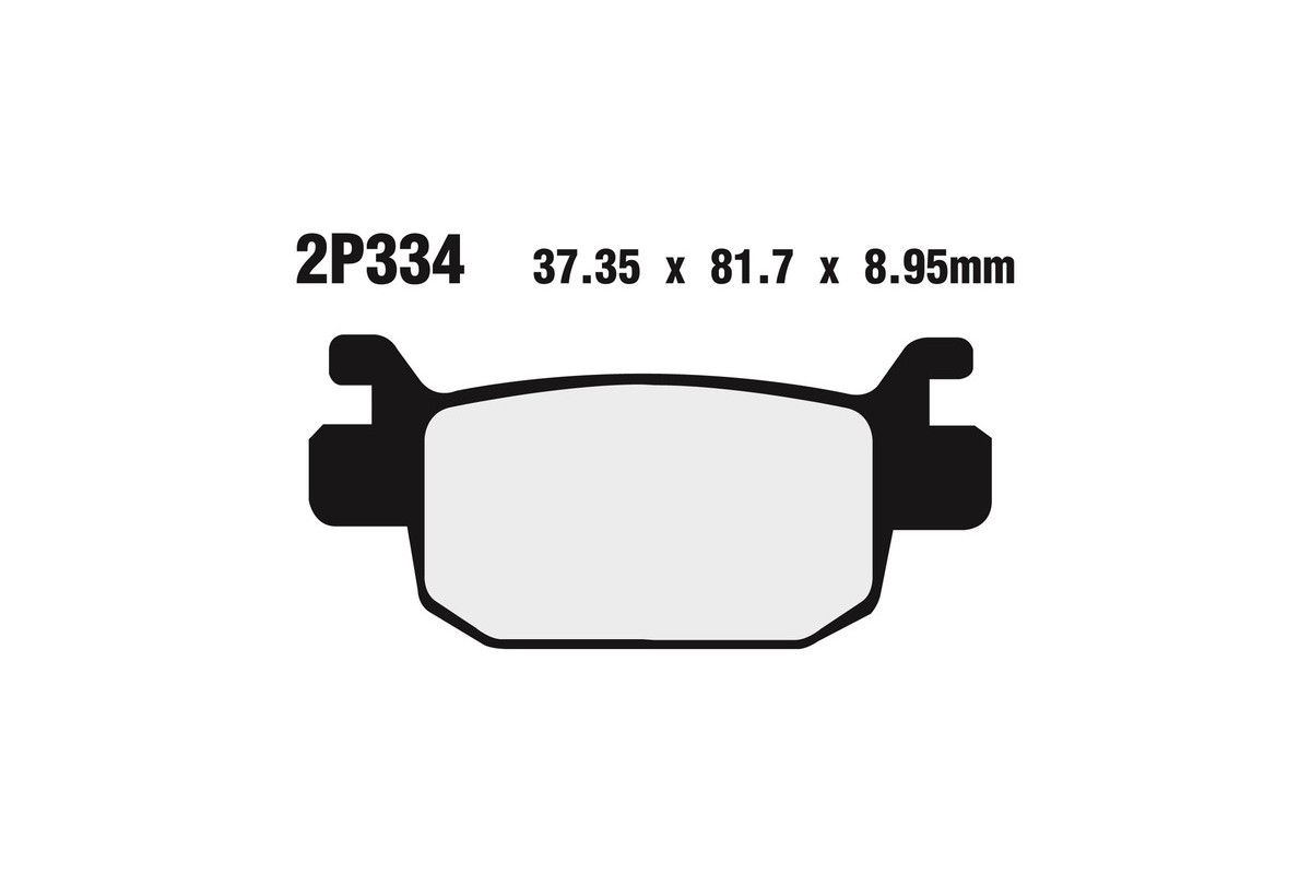 Plaquettes de frein NISSIN route /Off-Road métal fritté - 2P-334ST