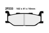Plaquettes de frein NISSIN route semi-métallique - 2P-233NS