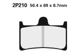 Plaquettes de frein NISSIN route /Off-Road métal fritté - 2P-210ST