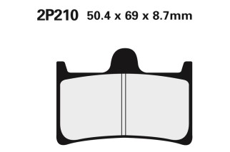 Plaquettes de frein NISSIN route /Off-Road métal fritté - 2P-210ST