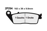 Plaquettes de frein NISSIN route semi-métallique - 2P-281NS