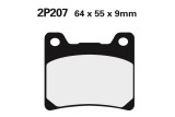 Plaquettes de frein NISSIN route semi-métallique - 2P-207NS