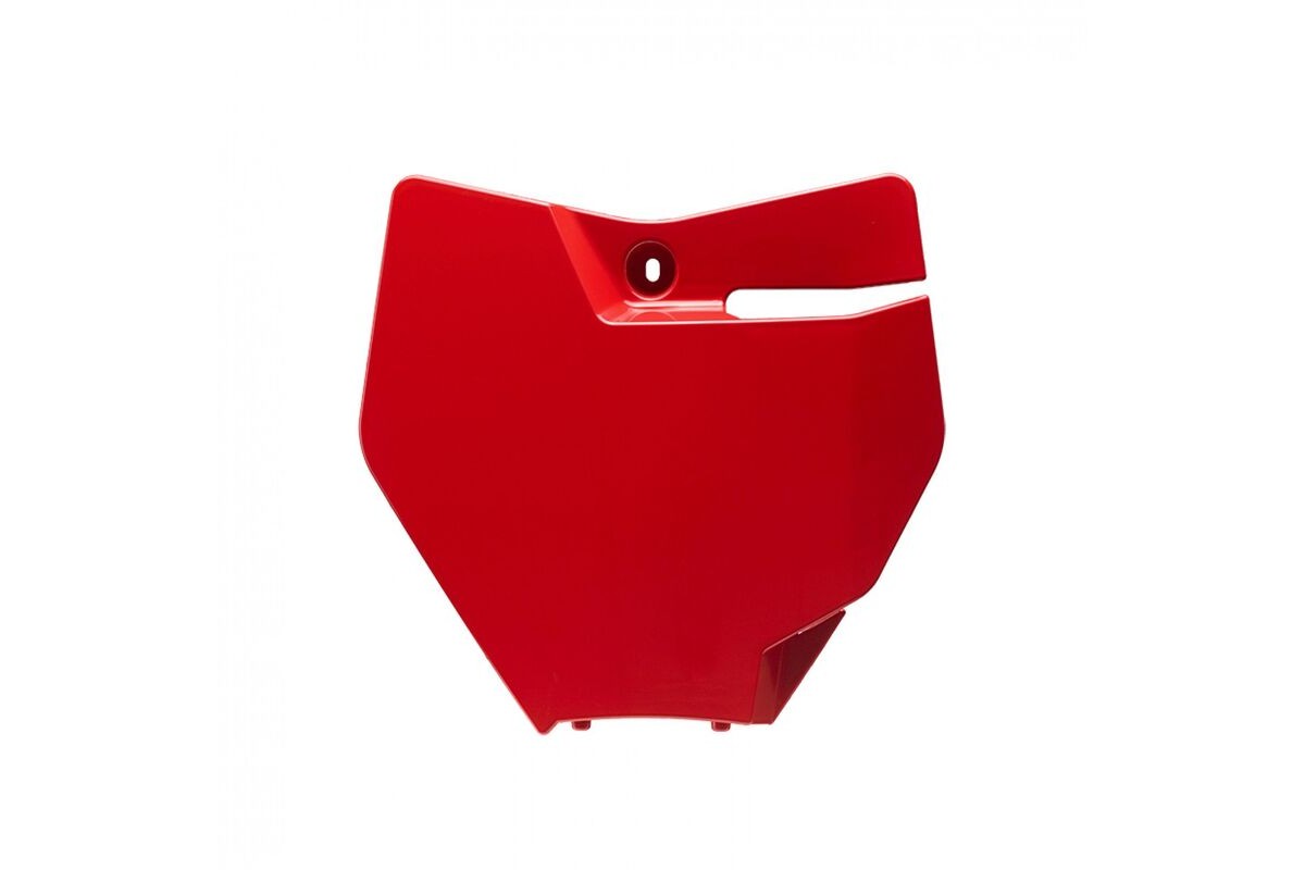 Plaque numéro frontale POLISPORT - rouge Gas Gas MC85