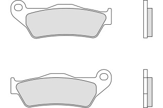 Plaquettes de frein BREMBO métal fritté - 07BB0483