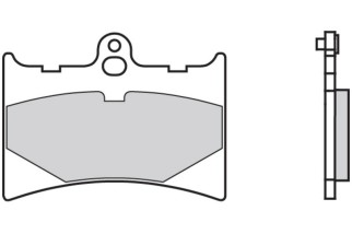 Plaquettes de frein BREMBO route carbone céramique - 07GR5605