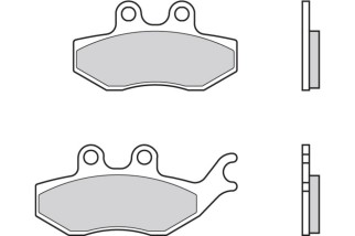 Plaquettes de frein BREMBO Scooter carbone céramique - 07054