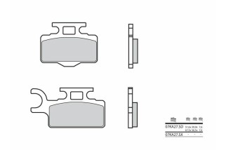 Plaquettes de frein BREMBO Off-Road métal fritté - 07KA27SX