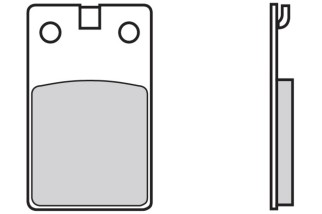 Plaquettes de frein BREMBO Scooter carbone céramique - 07008