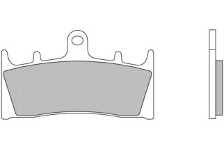 Plaquettes de frein BREMBO route carbone céramique - 07SU1907
