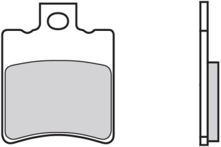 Plaquettes de frein BREMBO Scooter carbone céramique - 07002