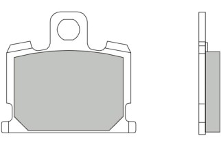 Plaquettes de frein BREMBO route carbone céramique - 07YA0809