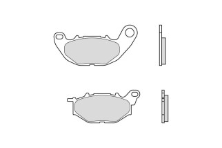 Plaquettes de frein BREMBO route métal fritté - 07YA52SA