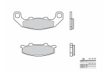 Plaquettes de frein BREMBO route métal fritté - 07KA11SA
