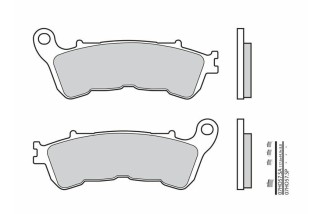 Plaquettes de frein BREMBO route métal fritté - 07HO57SP