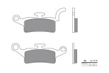 Plaquettes de frein BREMBO Scooter carbone céramique - 07093CC