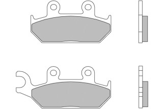 Plaquettes de frein BREMBO route carbone céramique - 07YA2508