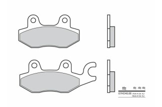 Plaquettes de frein BREMBO route carbone céramique - 07HO4008