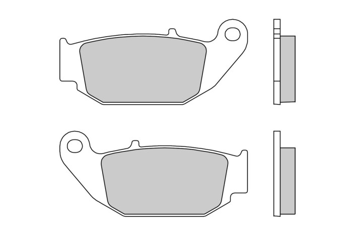 Plaquettes de frein BREMBO Off-Road métal fritté - 07HO61SD