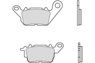 Plaquettes de frein BREMBO Scooter carbone céramique - 07113CC