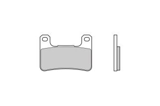 Plaquettes de frein BREMBO type 07SU27 SR métal fritté - sport