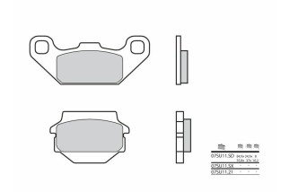 Plaquettes de frein BREMBO Off-Road métal fritté - 07SU11SD