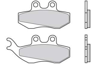 Plaquettes de frein BREMBO Scooter carbone céramique - 07012