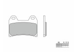 Plaquettes de frein BREMBO route métal fritté - 07HO47SA